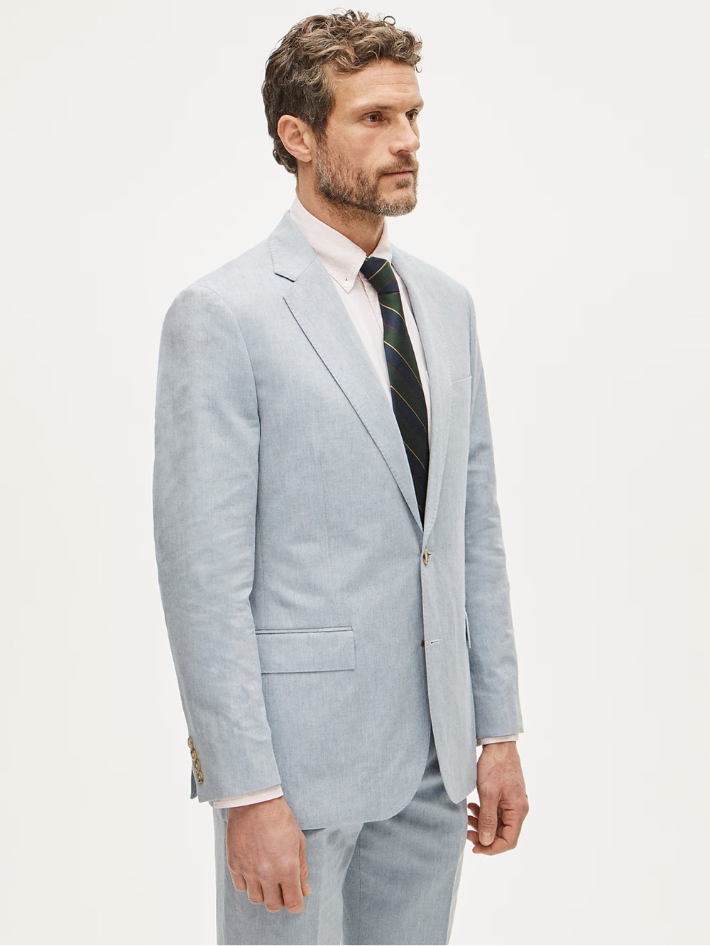 J. CREW Ludlow Slim-fit suit jacket in Baird McNutt Fabric Size 38 R $328 CQ523